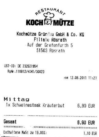 mzeg Hffner Kochmtze Restaurant